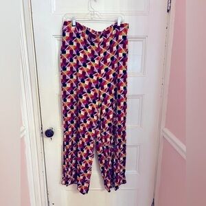 Eloquii Printed Wide Leg Pant